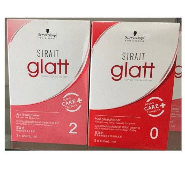 2X Glatt 0 & 2 Schwarzkopf Hair Straightener Rebonding Straightening