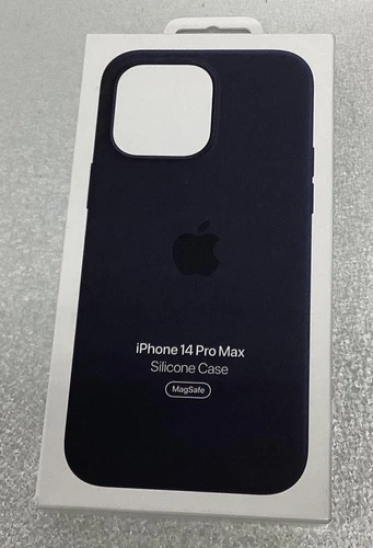 Apple MPTP3ZM/A Silicone Case with MagSafe for iPhone 14 Pro Max - Midnight