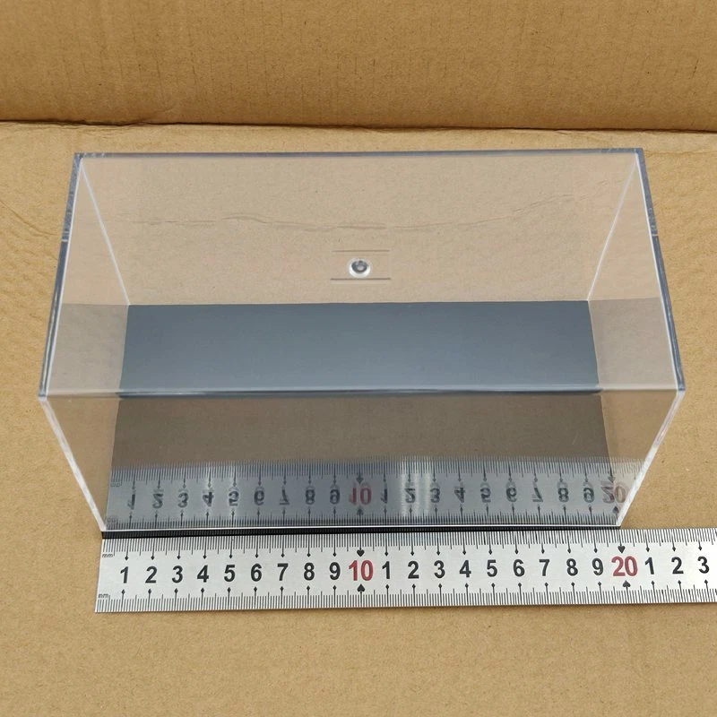 Display Boxes Acrylic Case Motorcycle Models Toys Car Transparent Dustproof 20cm - Image 3 of 4