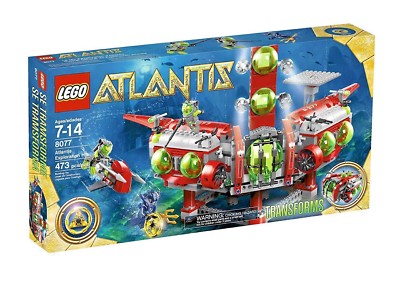 Lego Atlantis 8077 EXPLORATION HQ Underwater Aqua man Diving