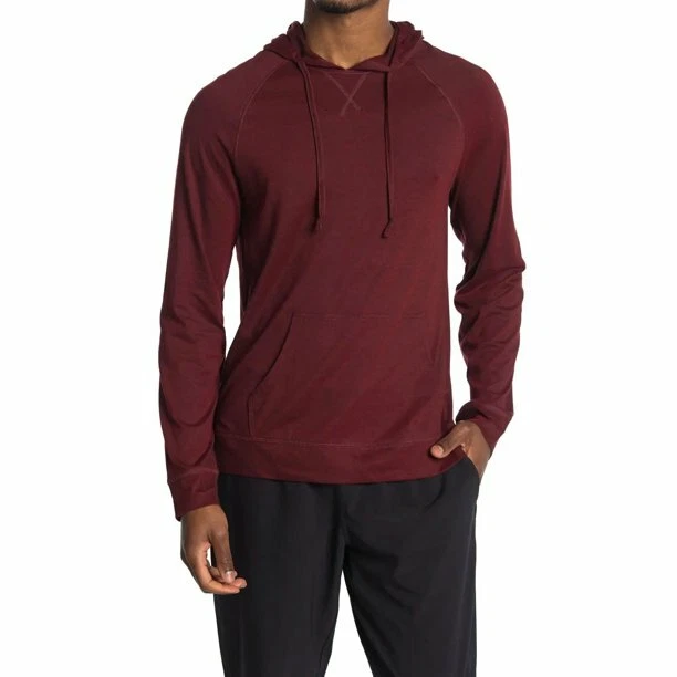 Public Opinion Men s Fineline Hooded Long Sleeve Shirt Lightweight