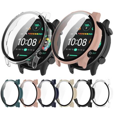For HayLou Solar Plus LS16/RT3 Watch Case PC Full Screen Protector Cover Bumper