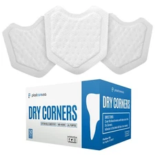 100 Large Dry Corners Angles, Soft Dental Pads Absorbent Saliva Moisture Control