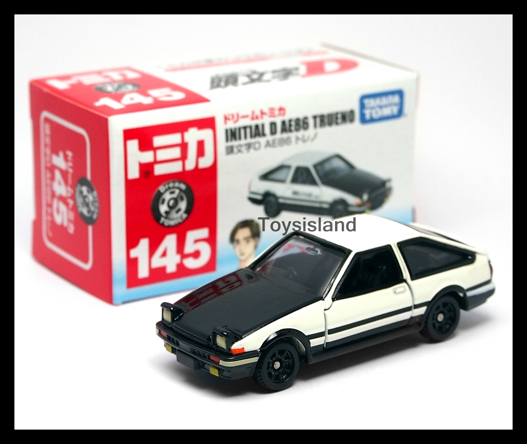 TOMICA DREAM 145 Initial D TOYOTA AE86 Trueno 1/61 TOMY Diecast