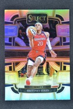 Brittney Sykes 2024 Panini Select WNBA Silver Prizms Washington Mystics #3