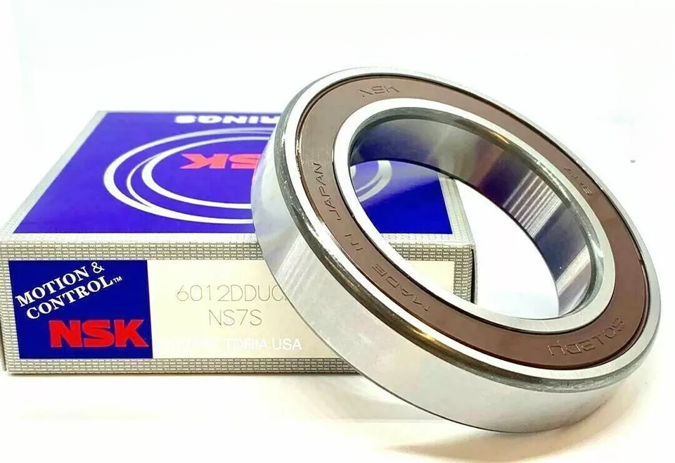 NEW NSK 6012 DDU Deep Groove Radial Ball Bearing 60x95x18mm