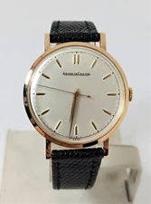 Vintage 18k Rose Gold JAEGER-LeCOULTRE Winding Watch c.1950s Cal P449 /4G EXLNT