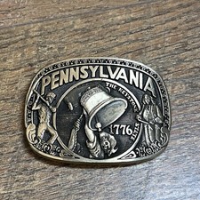  Award Design Metals Pennsylvania Liberty Bell Belt Buckle