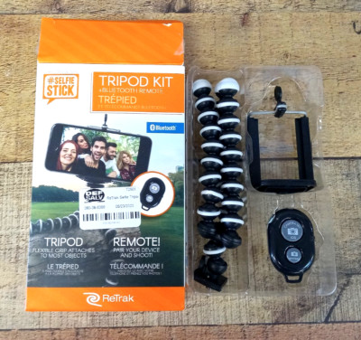 ReTrak Selfie Tripod with Bluetooth Remote