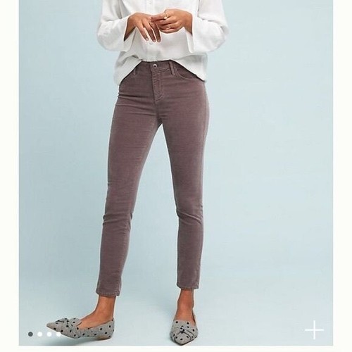 Stevie Slim Straight Gray Corduroy | eBay
