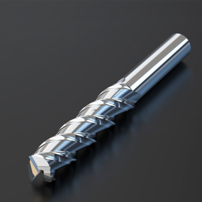 Hochgeschwindigkeitsstahl Verlängerung 3-Edge Spiralfräser Für Aluminium