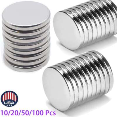 10-100PCS 25x2mm Super Strong Round Rare Earth Neodymium