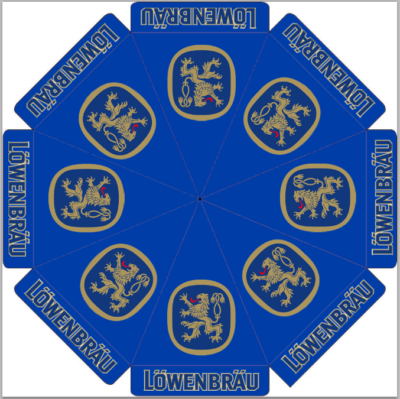 german beer patio umbrella STELLA ARTOIS ANNO 1366 LEUVEN BELGIUM MARKET STYLE NEW : Patio, Lawn & Garden LOWENBRAU 9 foot GERMAN BEER