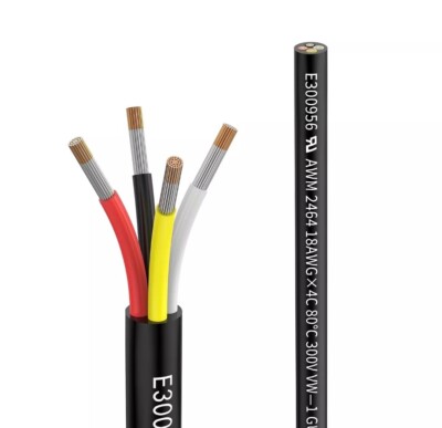 Elektroleitung 10 AWG 4-adrig Leiter Verlängerungskabel verzinnt Kupferdraht 2m