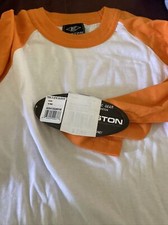 baseball 3/4 sleeve youth shirt medium Easton Orange