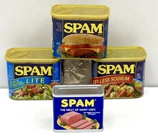 Full Set 4 Miniature Spam Meat Many Uses Zuru Food Mini Brands Series 1 & Retro
