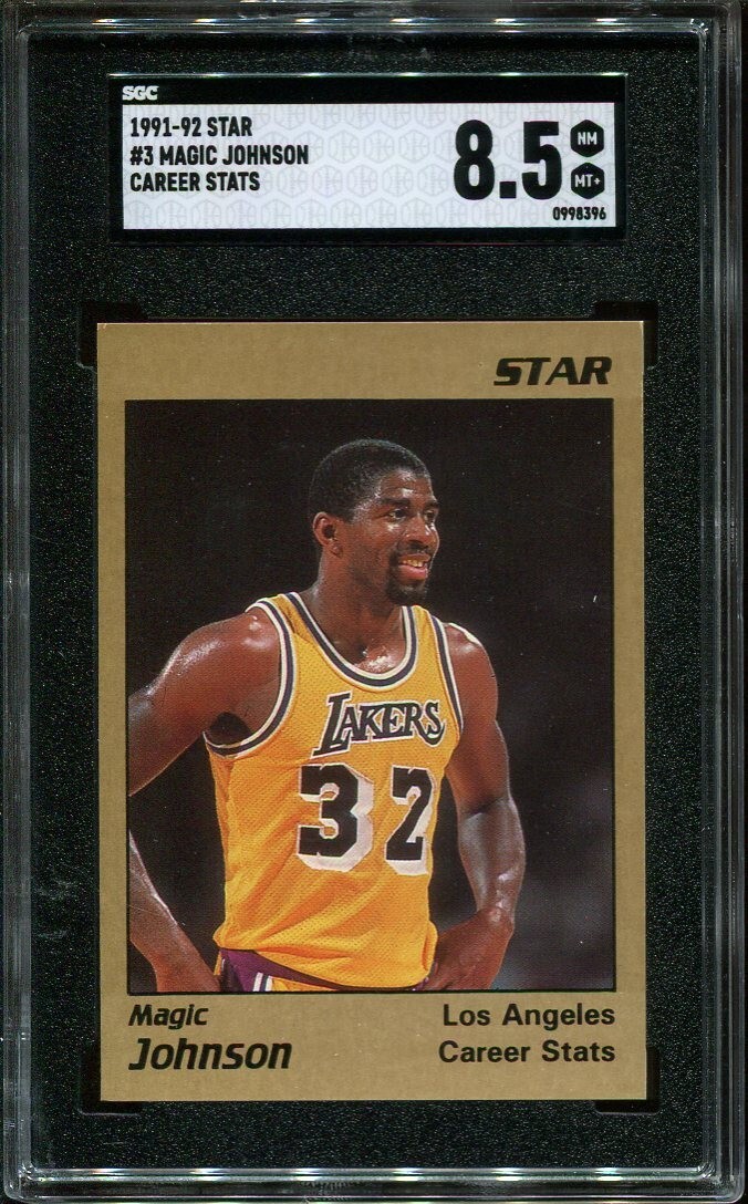 【Magic Johnson】PSA10 Express Lane Gold Magic Johnson 1995 Skybox Gold Promo Basketball Card #NNO