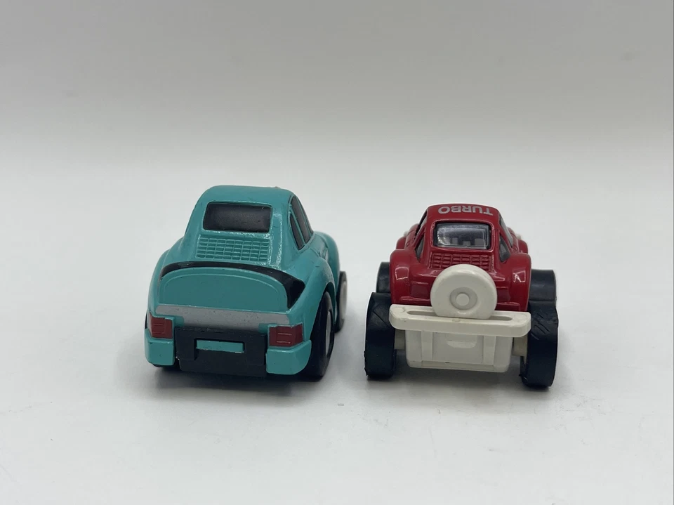 Mini Porsche DIL de los 80 lote 2 coches retrocededores vintage raro Foto 4 de 4