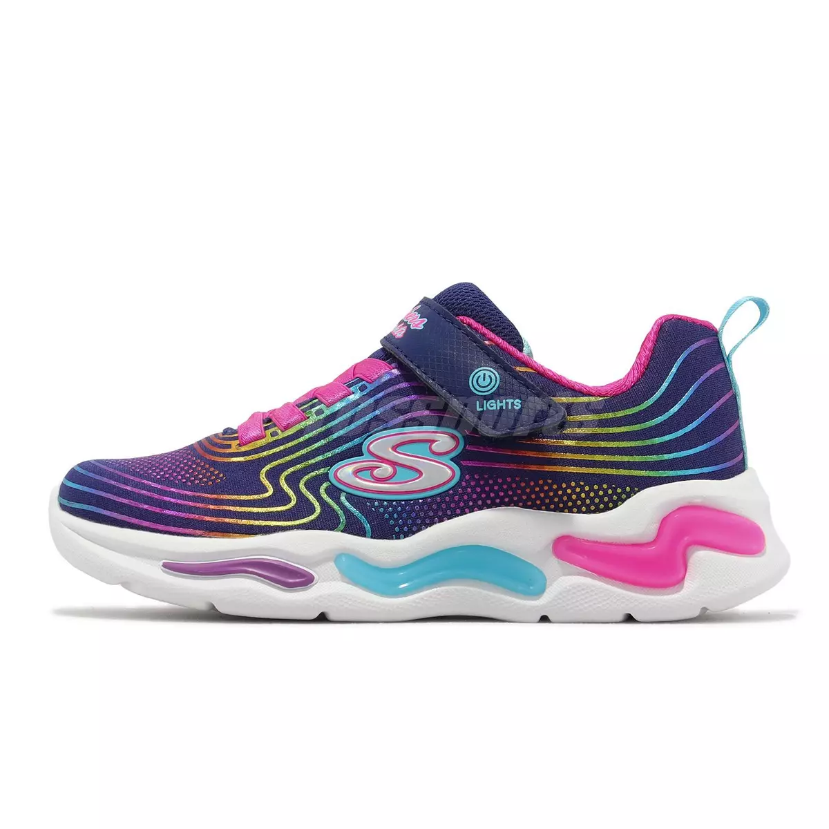Skechers hot sale wavy lights
