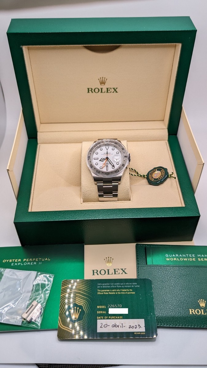 2023 Rolex Explorer II 226570 Stainless Steel 42MM Watch - Brand