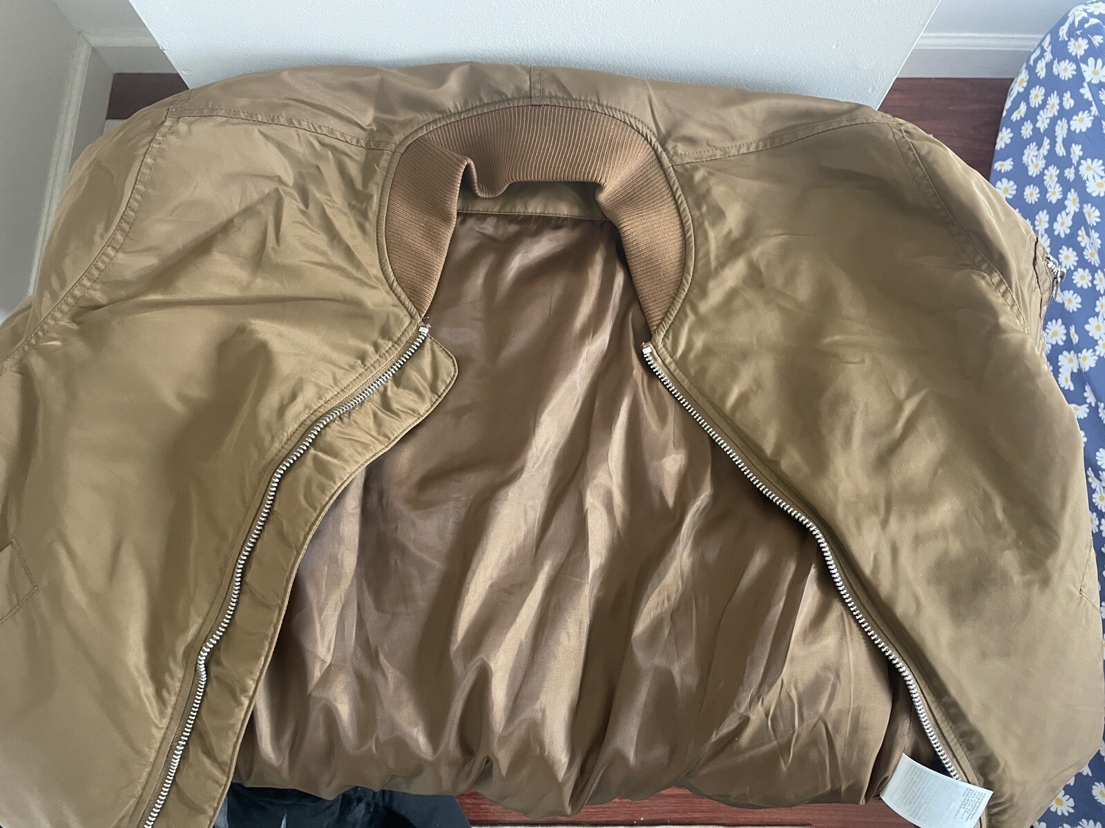 Gold Bomber Jacket - Small - image 6