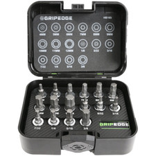 Grip Edge Tools HB16S 16 Piece 3/8 Drive Shor...