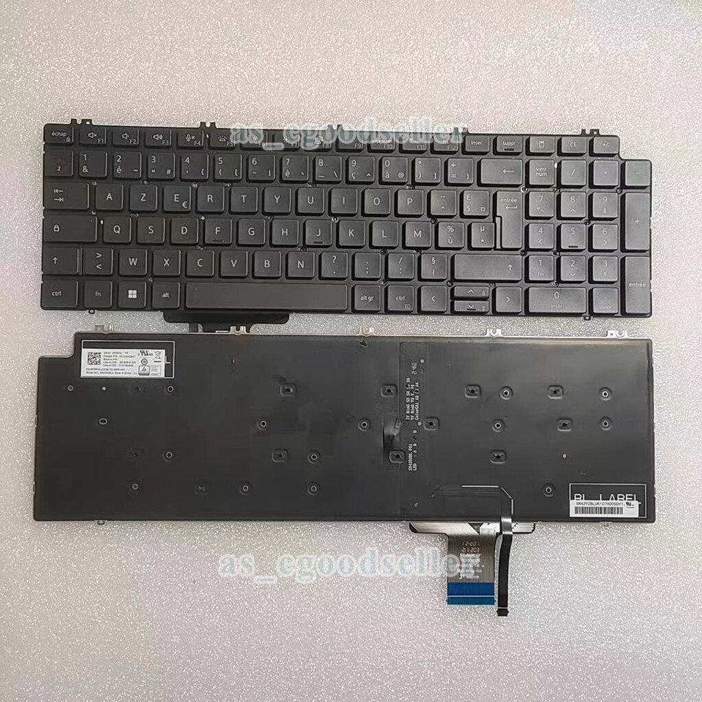 New for DELL Precision 7550 7560 7750 7760 0P2RFG 0P2K2J Keyboard SP US ...