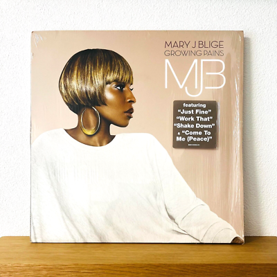 米2LP Mary J Blige Growing Pains B001033301 GEFFEN /00520 Mary J. Blige / Growing Pains 2007 US Original 2LP Geffen Records