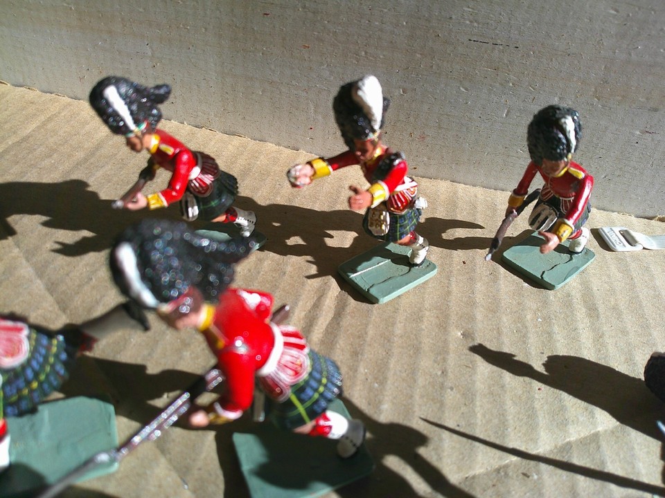 Figurine Good Soldiers 54mm - Gordon Highlanders En Tenue Kaki (GS03)