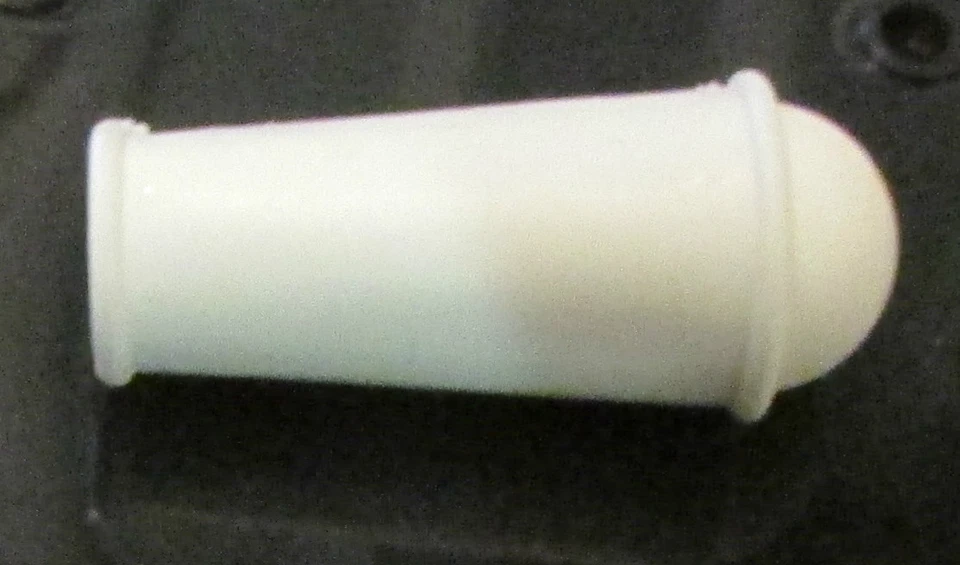 SILVER CROSS OBERON VINTAGE WHITE DOLLS PRAM BRAKE KNOB HANDLE END