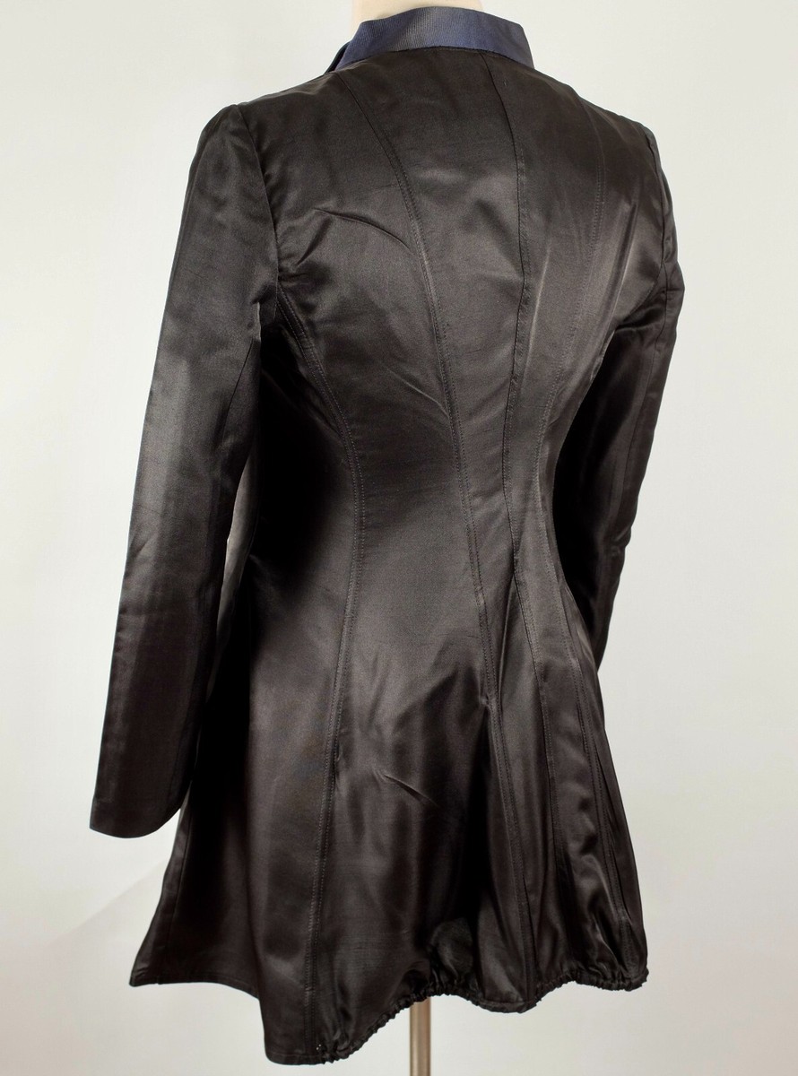 【美品】ARMANI ブラック ジャケット 46R エンポリオアルマーニ EMPORIO ARMANI メンズ ダウンジャケット