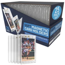 Premium One-Touch Magnetic Card Holders 35pt-360pt for Sports & TCG Trading Card