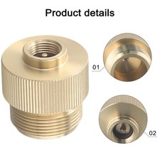 Gastank Adapter Ventil für Campingkocher zuverlässiger Umbau – Bild 8