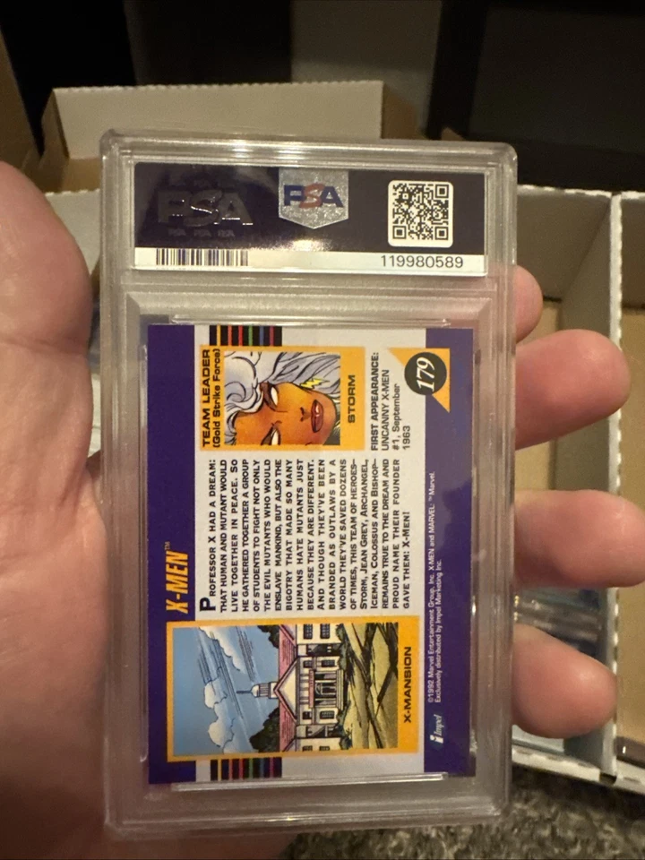 PSA 10 💎  1992 Impel Marvel Universe Series 3 X-MEN #179 Trading Card - Image 2 of 2