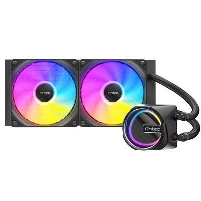 Antec Skeleton 240 Argb Liquid CPU Kühler Universal Sockel schwarz 240mm Radiator
