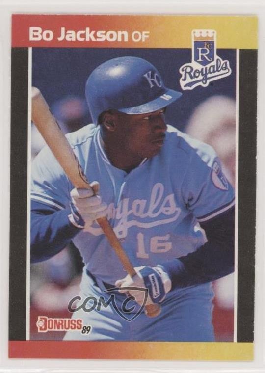 1989 Donruss Bo Jackson (*Denotes* on Back) #208 00fp