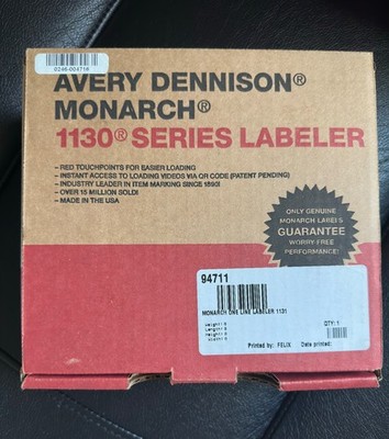 Avery Dennison Monarch 1130 Series Labeler - Genuine Guarantee- New