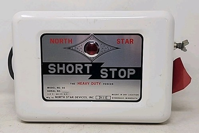 #ad NOS Vtg NorthStar SHORT STOP ELECTRIC FENCER 66 Winnebago MN 110V Controller NIB $144.99