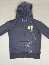 Vintage American Eagle Womens Hoodie Full Zip Up Y2k Size M 2000