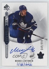 2020 SP Authentic Future Watch Inscriptions 49/50 Mikko Lehtonen #230 Auto m0p