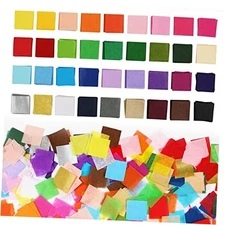  5400 Pcs 1 Inch Tissue Paper Squares, 36 Assorted Colors for 1 x 1 Inch