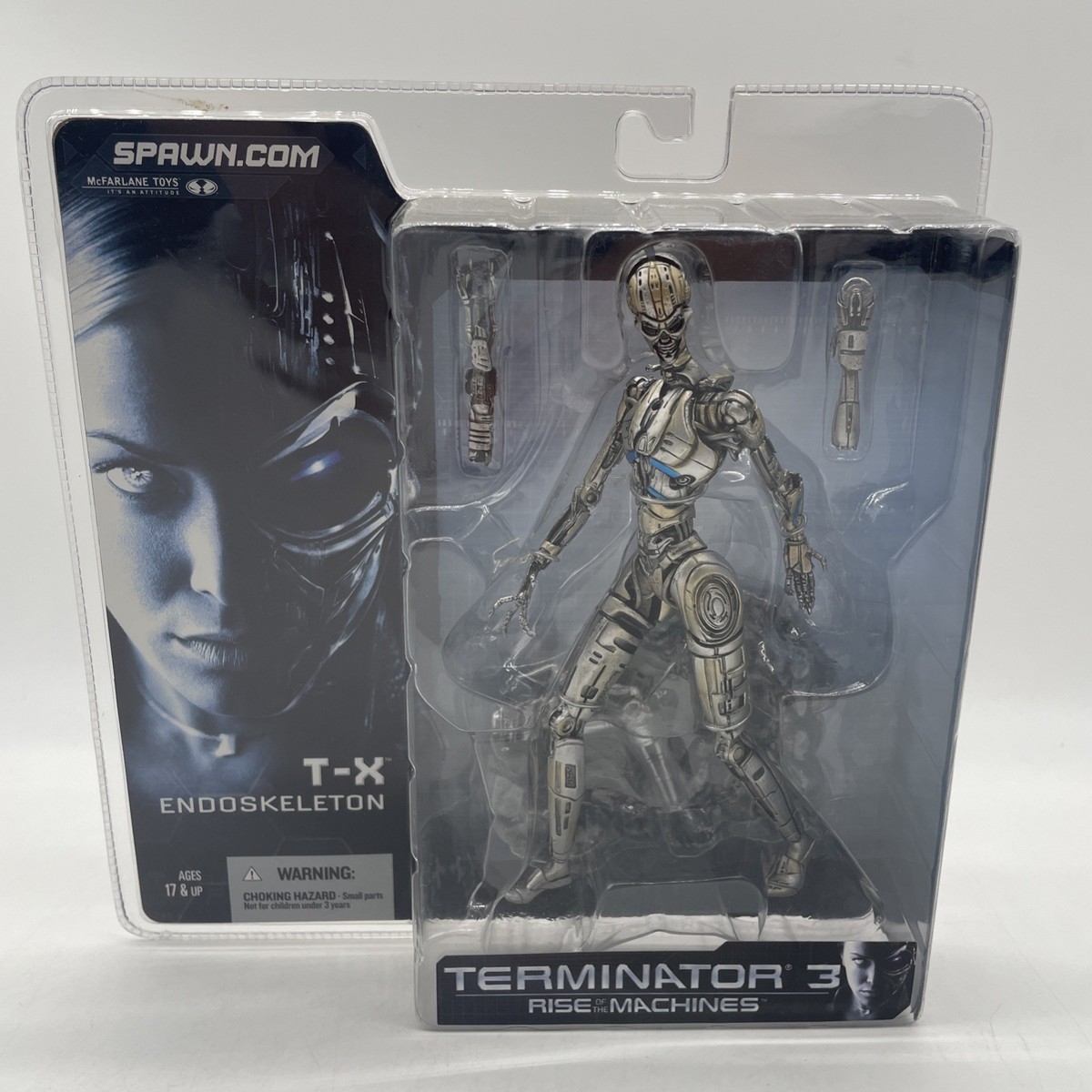 SF・ファンタジー・ホラー McFarlane Terminator 3 T-X Endoskeleton Mcfarlane Terminator 3 Rise of the Machines T-X Endoskeleton
