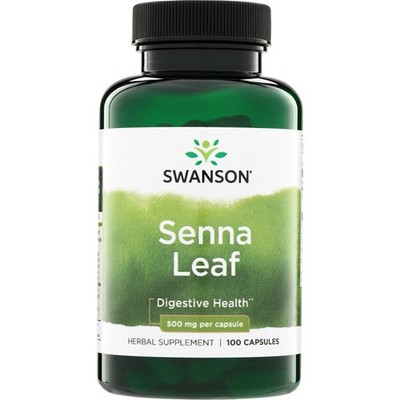 Swanson Senna Leaf 500 mg 100 Capsules