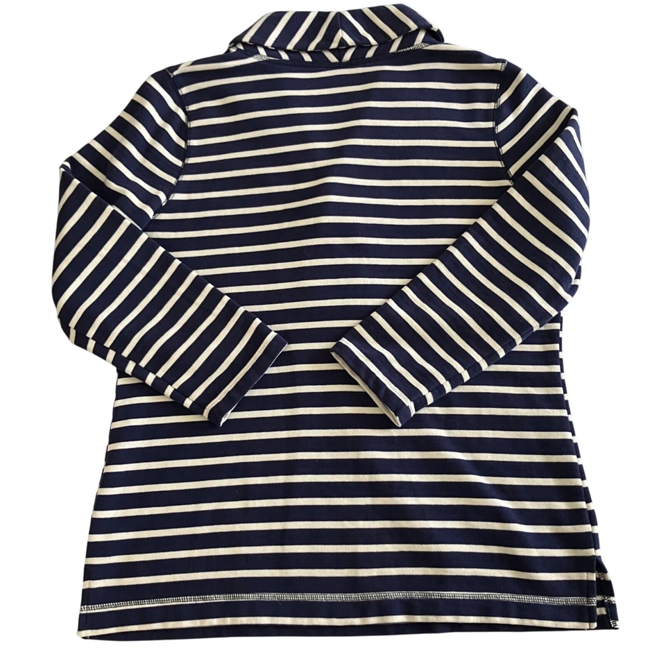 Sudadera Top Merona Para Mujer Y2K Preppy Pescador Náutico Mantón Cuello Talla L Foto 4 de 4