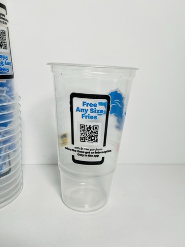 15 tasses en plastique Detroit Lions McDonalds 2024 NFL Michigan exclusivité pour collection - Photo 3/5