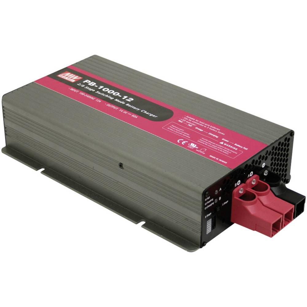 Chargeur intelligent MEAN WELL PB-1000-12 12V avec courbe de charge contrôlée