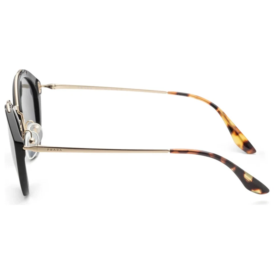 Gafas de sol para mujer Prada PR18US 1AB5S0 negras/doradas pálidas Foto 4 de 4