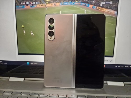 Samsung Galaxy Z Fold3 5G SM-F926B/DS 256GB Phantom Silver Unlocked Smartphone - Afbeelding 3 van 7