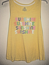 Ladies Sleep Tank Top Sunshine Size 3X 22W-24W  NEW