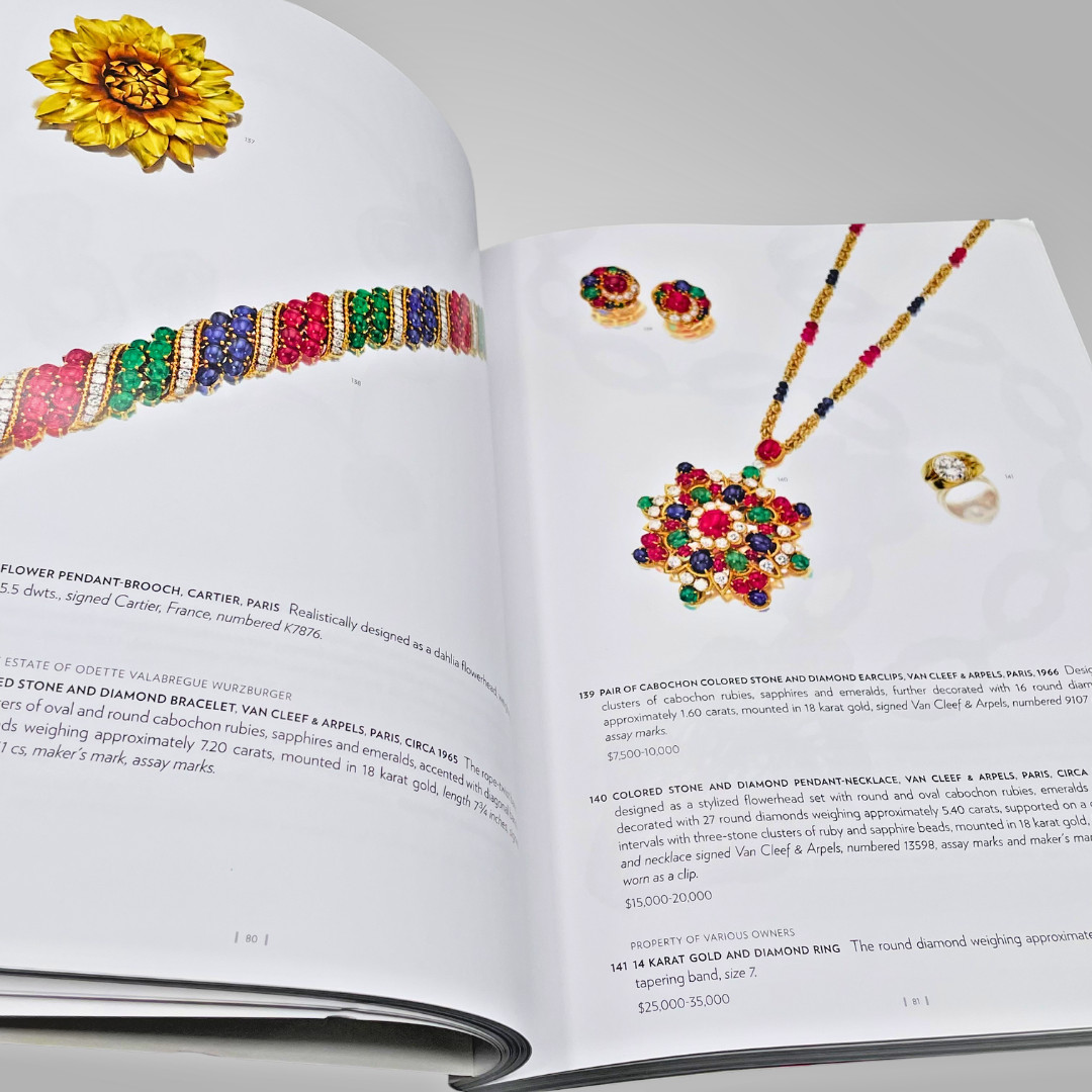 Sothebys Important Jewels Auction Catalog Feb 4 2009 New York Danielle Steel